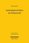 Buchcover Auslandsprioritäten im Patentrecht