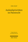 Buchcover Auslandsprioritäten im Patentrecht