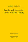 Buchcover Freedom of Expression in the Platform Society