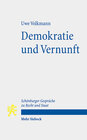 Buchcover Demokratie und Vernunft