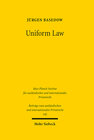 Buchcover Uniform Law