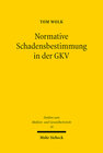 Buchcover Normative Schadensbestimmung in der GKV