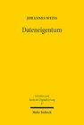 Buchcover Dateneigentum