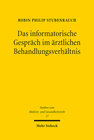 Buchcover Das informatorische Gespräch im ärztlichen Behandlungsverhältnis