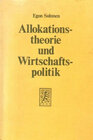 Buchcover Allokationstheorie und Wirtschaftspolitik