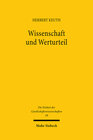 Buchcover Wissenschaft und Werturteil