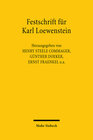 Buchcover Festschrift für Karl Loewenstein