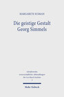 Buchcover Die geistige Gestalt Georg Simmels