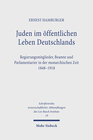 Buchcover Juden im öffentlichen Leben Deutschlands