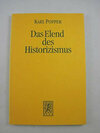 Buchcover Das Elend des Historizismus