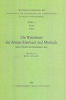 Buchcover Die Weistümer der Zenten Eberbach und Mosbach