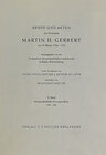 Buchcover Briefe und Akten des Fürstabtes Martin II. Gerbert von St. Blasien 1764-1793