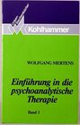 Buchcover Einführung in die psychoanalytische Therapie