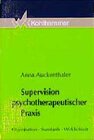 Buchcover Supervision psychotherapeutischer Praxis