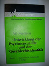 Buchcover Entwicklung der Psychosexualität und der Geschlechtsidentität