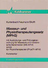 Buchcover Masseur- und Physiotherapeutengesetz (MPhG)