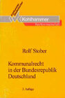 Buchcover Kommunalrecht in der Bundesrepublik Deutschland