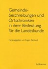 Buchcover Gemeindebeschreibungen und Ortschroniken in ihrer Bedeutung für die Landeskunde