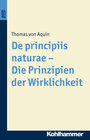 Buchcover De principiis naturae - Die Prinzipien der Wirklichkeit. BonD