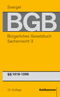 Buchcover Bürgerliches Gesetzbuch mit Einführungsgesetz und Nebengesetzen (BGB)