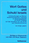 Buchcover Wort Gottes und Schuld Israels