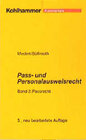 Buchcover Pass- und Personalausweisrecht in der Bundesrepublik Deutschland