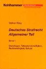 Buchcover Deutsches Strafrecht, Allgemeiner Teil. Studienbuch in systematisch induktiver Darstellung