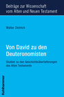 Buchcover Von David zu den Deuteronomisten