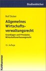 Buchcover Allgemeines Wirtschaftsverwaltungsrecht