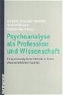Buchcover Psychoanalyse als Profession und Wissenschaft