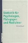 Buchcover Statistik für Psychologen, Pädagogen und Mediziner