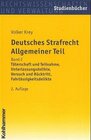 Buchcover Deutsches Strafrecht Allgemeiner Teil, Band 2. Studienbuch in systematisch-induktiver Darstellung