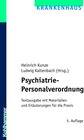 Buchcover Psychiatrie-Personalverordnung