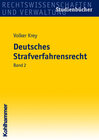 Buchcover Deutsches Strafverfahrensrecht