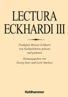 Buchcover Lectura Eckhardi