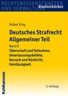 Buchcover Deutsches Strafrecht Allgemeiner Teil, Band 2