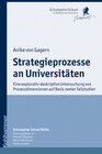 Buchcover Strategieprozesse an Universitäten