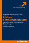 Buchcover Ethik der Behindertenpädagogik