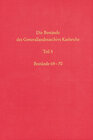 Buchcover Die Bestände des Generallandesarchivs Karlsruhe