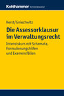 Buchcover Die Assessorklausur im Verwaltungsrecht