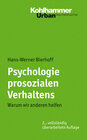 Buchcover Psychologie prosozialen Verhaltens