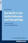 Buchcover Das Recht in der Heilerziehungs- und Altenpflege