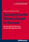 Buchcover Sozialethische Dimensionen in Europa