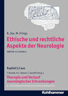 Buchcover Ethische und rechtliche Aspekte der Neurologie