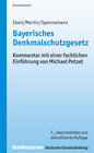 Buchcover Bayerisches Denkmalschutzgesetz