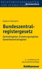 Buchcover Bundeszentralregistergesetz