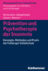 Buchcover Prävention und Psychotherapie der Insomnie