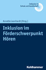 Buchcover Inklusion im Förderschwerpunkt Hören