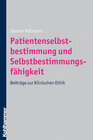 Buchcover Patientenselbstbestimmung und Selbstbestimmungsfähigkeit