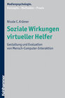 Buchcover Soziale Wirkungen virtueller Helfer